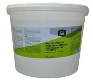 Pittura a dispersione per interni, bianco opaco
